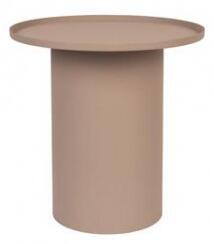 White Label Living Odkládací stolek SVERRE Ø45,5cm práškový kov, růžový 2300299