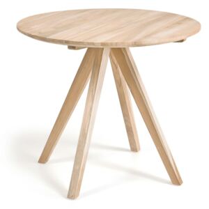 Jídelní stůl z teakového dřeva La Forma Maial, ø 90 cm