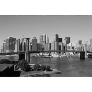 Vliesové fototapety na zeď Manhattan v šedé barvě | MS-5-0010 | 375x250 cm