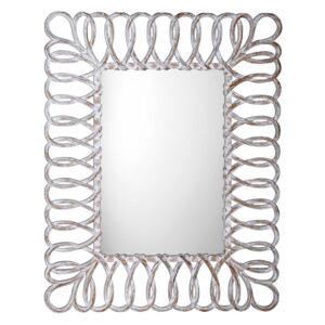 Sapho SEVILLA zrcadlo v rámu, 80x120cm, bílá