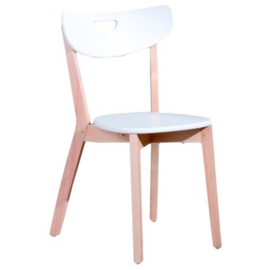 Halmar Jídelní židle PEPPI, bílá