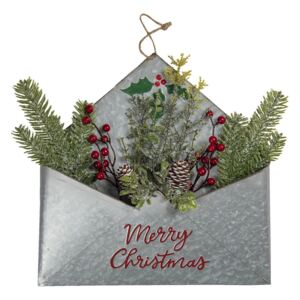 Clayre & Eef - Decoration hanger Merry Christmas 35*5*35 cm 64571