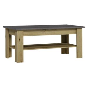 Konferenční stolek XL ST, dub artisan/šedá