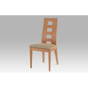 Jídelní židle dřevěná dekor buk S PODSEDÁKEM NA VÝBĚR BC-33904 BUK3