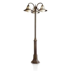 Venkovní lampa Philips Provence 15215/42/16 3x23W E27 - hnědá s bronzovou patinou