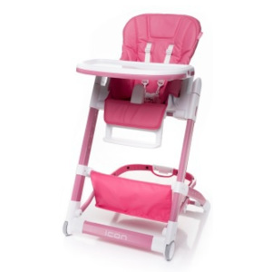 4Baby Jídelní židlička ICON Pink