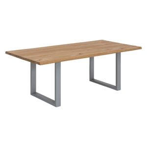 SIT MÖBEL Jídelní stůl TABLES & BENCHES LIGHT CURVE RECTANGLE 140 × 80 × 76 cm, Vemzu