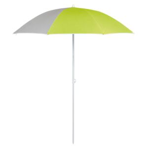 CRIVIT® Plážový slunečník s ochranou proti větru (zelená/modrá/šedá)