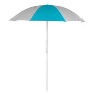 CRIVIT® Plážový slunečník s ochranou proti větru (šedá/modrá)
