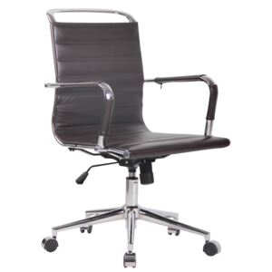 Kancelářská židle Barton ~ kůže Barva Hnědá