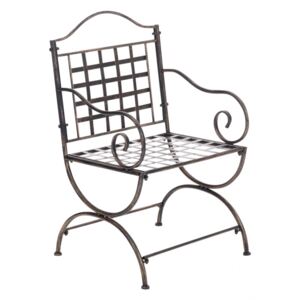 Kovová židle Lotta s područkami Barva Bronzová