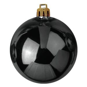 Europalms Vánoční dekorační ozdoby, 10 cm, černé, 4 ks