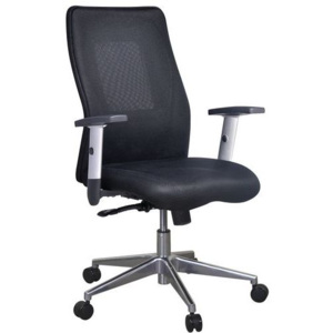 Kancelářská židle Penelope Alu, černá
