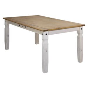 Jídelní stůl 178x92 CORONA bílý vosk