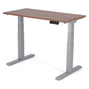 Výškově stavitelný ergonomický stůl Liftor Stolová deska 120 x 60 x 2,5cm, tmavý dekor, Ořech H3734