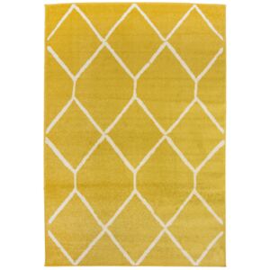 Kusový koberec Astan žlutý, Velikosti 80x150cm