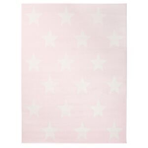Dětský kusový koberec Hvězdičky růžový 80x150, Velikosti 80x150cm
