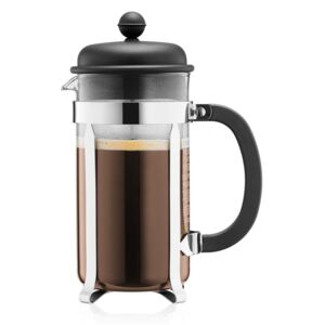 Kávovar French press CAFFETTIERA 1 l černý - Bodum