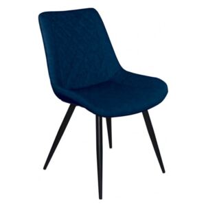 Jídelní židle KOLUMBUS, 61x86x53, afrolex-modrá