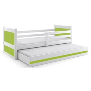 Dětská postel Rico 2 bílá / zelená