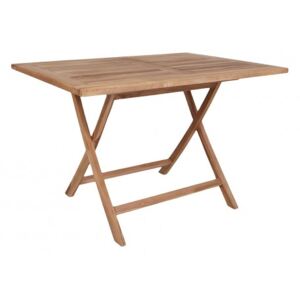 House Nordic Jídelní stůl zahradní OVIEDO HOUSE NORDIC 120cm, teak dřevo