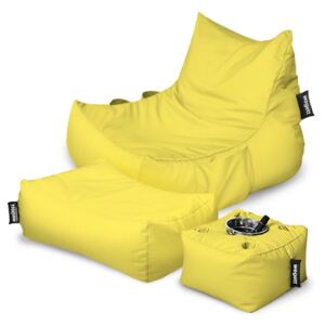 SUPER SET Lounge XXL s kapsami Žlutá