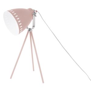 SELECT TIME Kovová stolní lampa Indumo, růžová/stříbrná