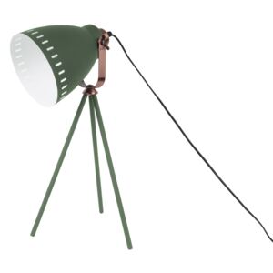 SELECT TIME Kovová stolní lampa Indumo, zelená/měděná