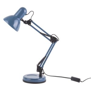 SELECT TIME Matně modrá kovová stolní lampa Bucero