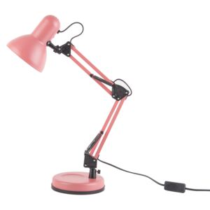 SELECT TIME Matně růžová kovová stolní lampa Bucero