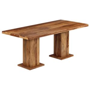 Jídelní stůl 175 x 90 x 77 cm masivní sheeshamové dřevo