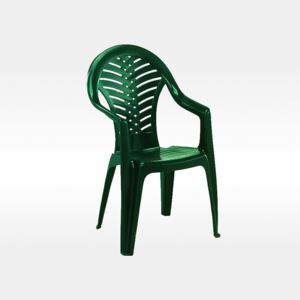 VCAS Zahradní plastová vysoká židle Oceán - zelená