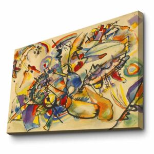 Nástěnná reprodukce na plátně Kandinsky Yellow, 100 x 70 cm