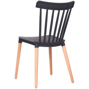 Retro židle Flora v moderním designu Barva: Černá