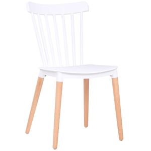 Retro židle Flora v moderním designu Barva: Bílá