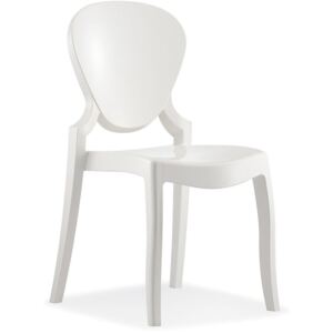 Pedrali Moderní židle Queen 650 Barva: Bílá