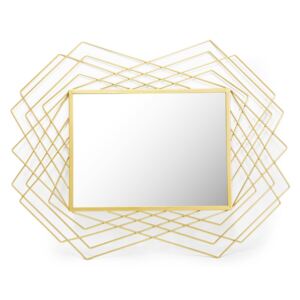HOMEDE Zrcadlo Pando zlatá, 55x68