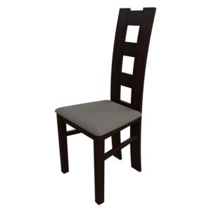 Židle JK42, Barva dřeva: ořech, Potah: ekokůže Soft 029