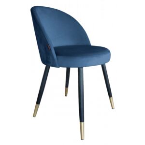 Moderní čalouněná židle Glamon s černo-zlatými nohami - Magic velvet 33