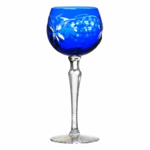 Sklenice na víno Grapes, barva modrá, objem 170 ml