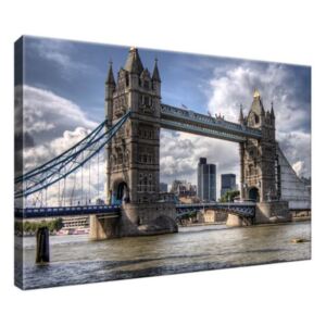 Obraz na plátně Most na Temži Londýn 30x20cm 480A_1T