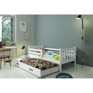 Dětská postel RINOCO P2 + matrace + rošt ZDARMA, 190x80, bílý