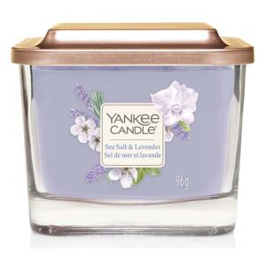 Yankee Candle Elevation - vonná svíčka Sea Salt & Lavender (Mořská sůl & levandule) 96g (Uklidňující aroma levandule a osvěžující mořská sůl se snoubí s vůní elegantních květin a lahodného ovoce.)