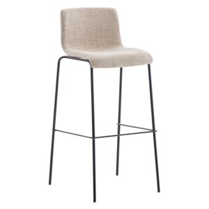 Barová židle Hoover ~ látka, kovové nohy černé