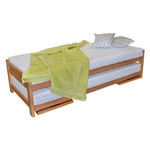 Dřevěná postel Duelo 200x80 Buk