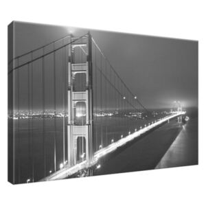 Obraz na plátně Golden Gate - Zach Dischner 30x20cm 1676A_1T