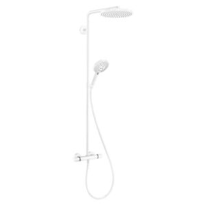 Hansgrohe Raindance Select S - Sprchový set Showerpipe s termostatem, 1jet, matná bílá 27633700