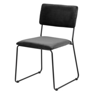 Jídelní židle Edgar Dark grey Micro