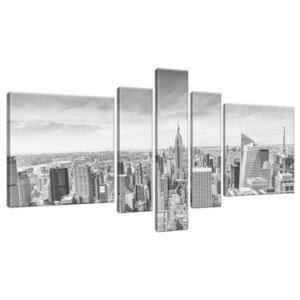 Obraz na plátně Obrovské mrakodrapy v New Yorku 160x80cm 2176A_5J