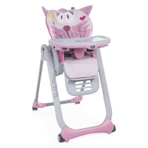 Chicco Židlička jídelní Polly 2 Start - Miss Pink